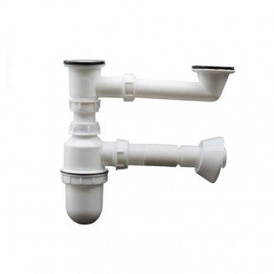 سیفون دو لگن سینک ظرفشویی کد: SSH-013