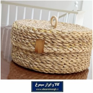 جا نونی یا جانونی حصیری سنتی درب دار جای قرار دادن نان و لوازم HWK-039