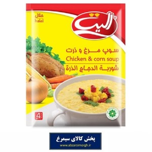 سوپ مرغ و ذرت نیمه آماده Elite الیت 75 گرم تاریخ مصرف 1406