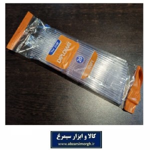 کارد و چاقو یکبار مصرف کریستال Tak Zarf تک ظرف دیپلمات Diplomat شفاف 20 عددی HZY-077