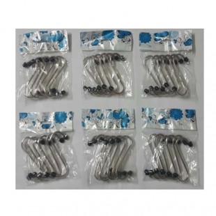 گیره و قلاب اس S روکش دار آشپزخانه و لباس 36 عددی  OLGB-001