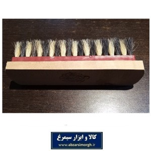 برس و فرچه مویی پرداخت واکس کفش احمدی وند بدنه دوبل چوبی و پلاستیکی HLK-020