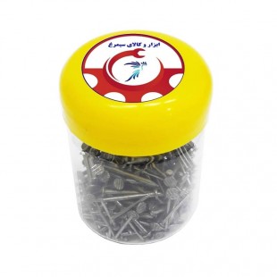 مجموعه اقلام ۳۰۱ عددی میخ سیاه ۱۸ و ۲۵ میلی متر ابزار سیمرغ SMA-010