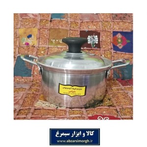 قابلمه بچه آلومینیومی با دسته سایز 2 بایرامی گرد قطر 15 سانت HZF-041
