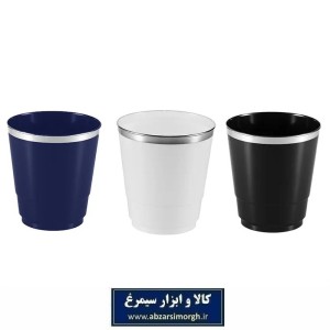 لیوان پلاستیکی نوشیدنی پیک نیک مدل الماس لبه نقره ای 10 عددی طب پلاستیک HZY-098