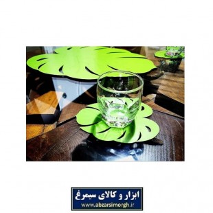 زیر لیوانی چوبی برگ انجیری HZL-001
