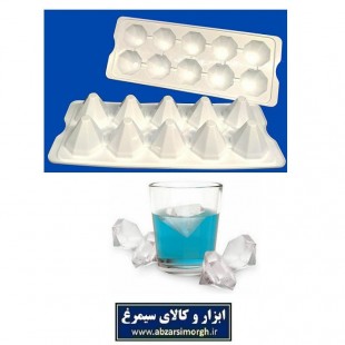 قالب یخ و ژله طرح الماس پلاستیکی HGY-003