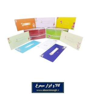 پاکت پول مقوایی گلاسه ضخیم وزن 6 گرم طرح گل HPA-001