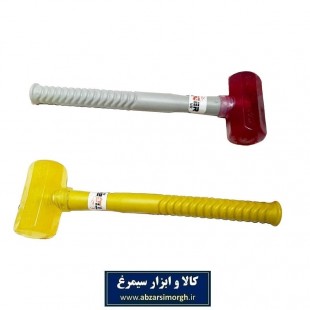 چکش پلاستیکی ژله ای رنگی برند Tiger تایگر 350 گرم دسته 34 سانت ACH-053