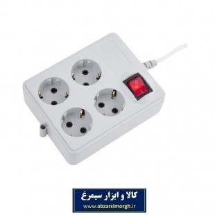رابط 4 خانه ارت دار پارت الکتریک مدل پارت PE317 مربع ESS-010