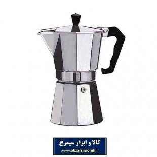 موکاپات یا قهوه جوش اسپرسو ساز دستی آلومینیوم ۹ کاپ