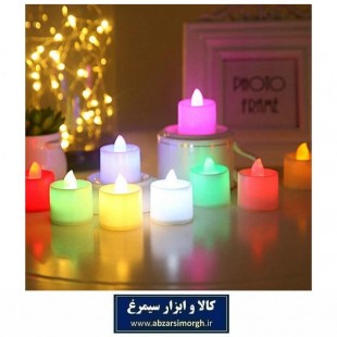 شمع ال ای دی LED تزئینی رنگی برای تولد و مراسم ELU-009