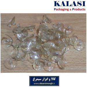 چسبونک تکیه گاه شیشه با سوراخ اتصال قلاب 3 سانت فروش تک و تعداد KCB-009