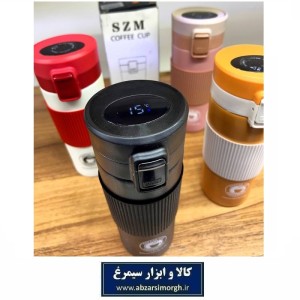 تراول ماگ سفری یا مسافرتی دور سیلیکونی برند SZM درجه دار HMU-009