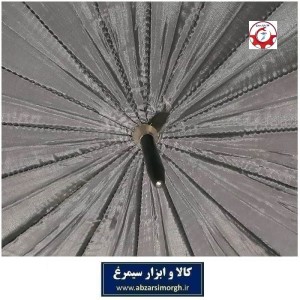 چتر دسته عصایی مردانه ۱۶ فنر مشکی
