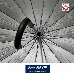 چتر دسته عصایی مردانه ۱۶ فنر مشکی