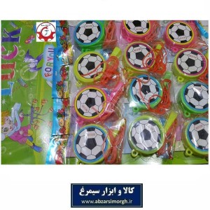 سوت پلاستیکی فوتبالی Luck  بند دار VSO-005