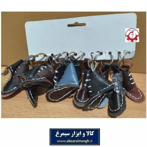 جاکلیدی کفش طرح چرم ساق بلند فروش تک و جین 12 عددی HSK-116
