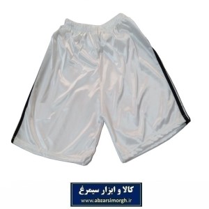 شورت و شلوارک ورزشی زنانه و مردانه  3 خط طرح آدیداس رنگ سفید فروش تک و تعداد VLV-006A