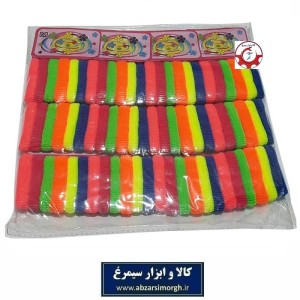 کش مو دخترانه و زنانه رنگی حوله ای باریک جوایز مدرسه و هدایای دانش آموزی ZKM-003