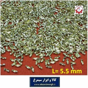 قفل ساچمه ای زیورآلات گردنبند، زنجیر و پلاک شناسایی طلایی 5.5 میلیمتر فروش تک و تعداد HSK-147