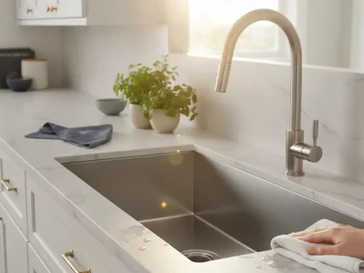 چطور سینک استیل اخوان را مثل روز اول برق بیندازیم؟
