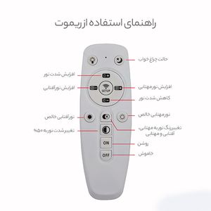 لوستر ام کی لایتینگ مدل سقفی رینگو