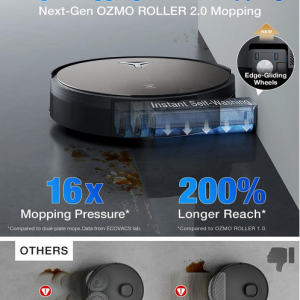 جارو رباتیک اکووکس مدل Ecovacs Robot Vacuum X11 Omni Cyclone