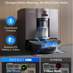 جارو رباتیک اکووکس مدل Ecovacs Robot Vacuum X11 Omni Cyclone