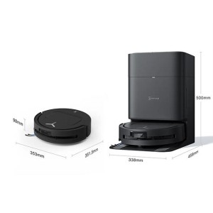 اندازه جارو رباتیک اکووکس مدل Ecovacs Xiaomi Robot T80 Omni