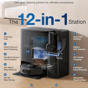 جارو رباتیک اکووکس مدل Ecovacs Xiaomi Robot T30S COMBO