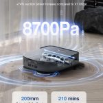 قدرت جارو رباتیک اکووکس مدل Ecovacs Robot Vacuum DEEBOT X2 Combo