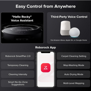 جارو رباتیک روبوراک مدل  Roborock Robot Vacuum Saros 10