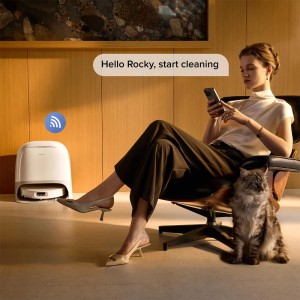 جارو رباتیک ربوراک مدل Roborock Robot Vacuum QRevo CurvX