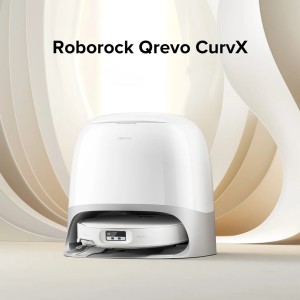 جارو رباتیک ربوراک مدل Roborock Robot Vacuum QRevo CurvX
