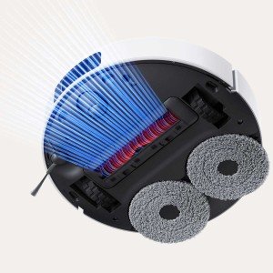 پشت جارو رباتیک شیائومی مدل Xiaomi Robot Vacuum X20 Pro
