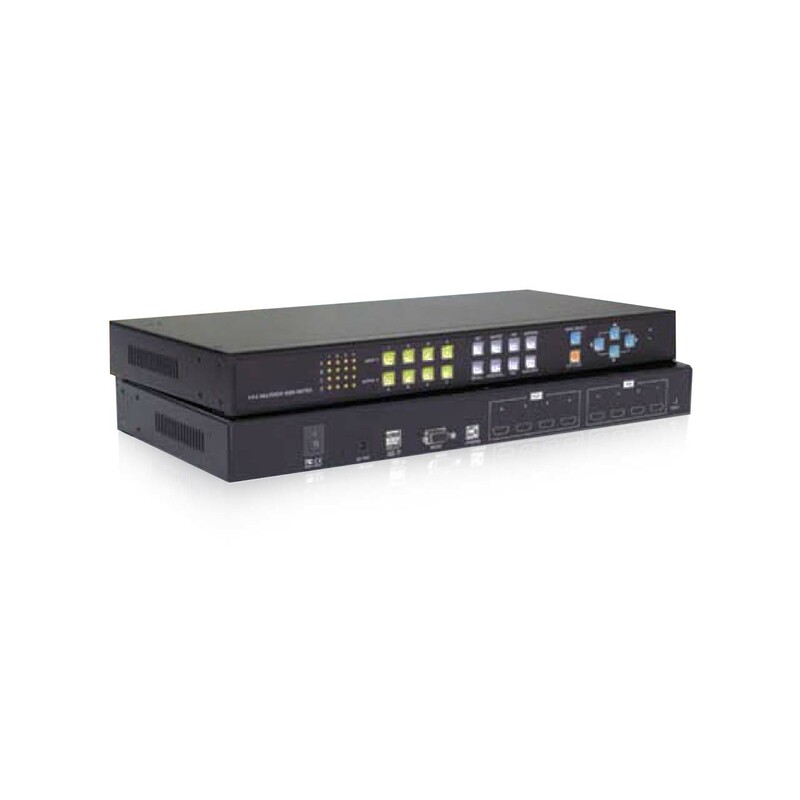 پردازشگر 4*4 ویدئویی HDMI برند UniClass مدل RH144 (ویدئووال-مولتی ویو-ماتریس)