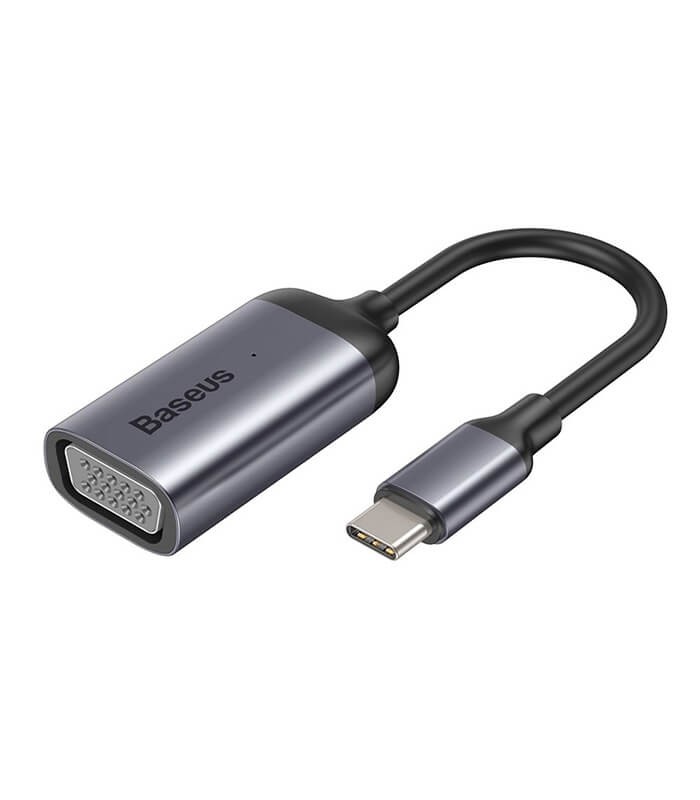 مبدل تایپ سی به VGA بیسوس مدل CAHUB-V0G