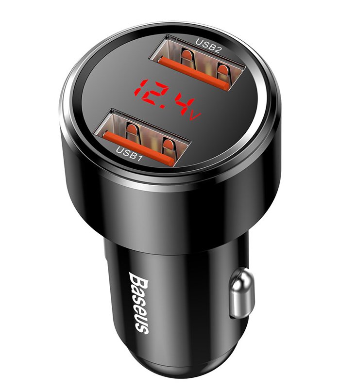شارژر فندکی فست شارژ بیسوس CCMLC20A-01 با توان 45 وات