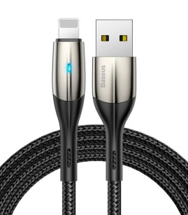 کابل شارژ آیفون Lightning به USB باسئوس مدل CALSP-C طول 2 متر