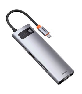 هاب 8 پورت تایپ سی باسئوس مدل CAHUB-CV0G