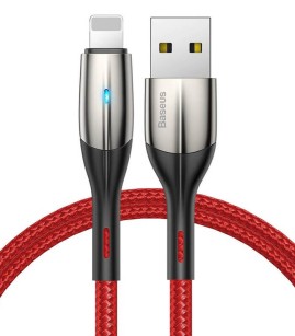 کابل شارژ آیفون Lightning به USB باسئوس مدل CALSP-B طول 1 متر