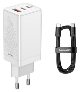 شارژر دیواری 65 وات فست شارژ بیسوس CCGP050102