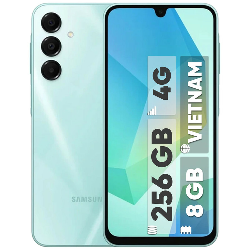 گوشی موبایل سامسونگ مدل Galaxy A16 4G دو سیم کارت ظرفیت 256 گیگابایت و رم 8 گیگابایت - ویتنام/رنگ خاکستری
