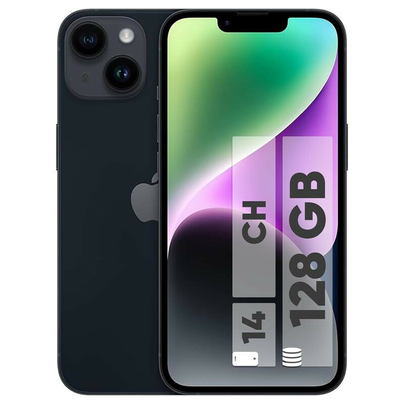 گوشی موبایل اپل مدل iPhone 14 CH دو سیم کارت ظرفیت 128 گیگابایت و رم 6 گیگابایت - نات اکتیو/شرکتی با گارانتی رنگ سفید