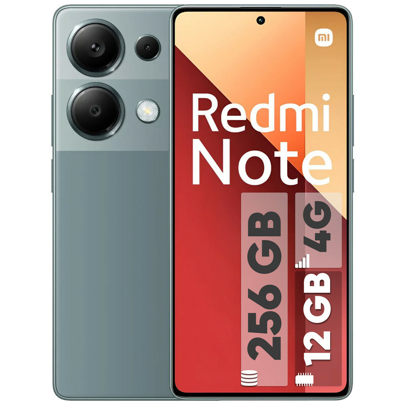 گوشی موبایل شیائومی مدل Redmi Note 13 Pro 4G دو سیم کارت ظرفیت 256 گیگابایت و رم 8 گیگابایت/پک گلوبال/مشکی/پلمپ و آکبند
