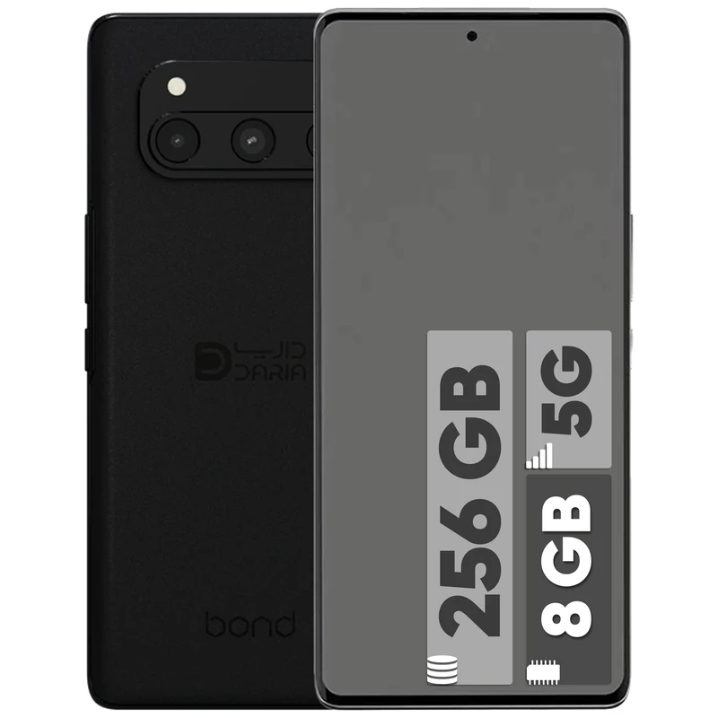 گوشی موبایل داریا مدل bond 5G دو سیم کارت ظرفیت 256 گیگابایت و رم 8 گیگابایت