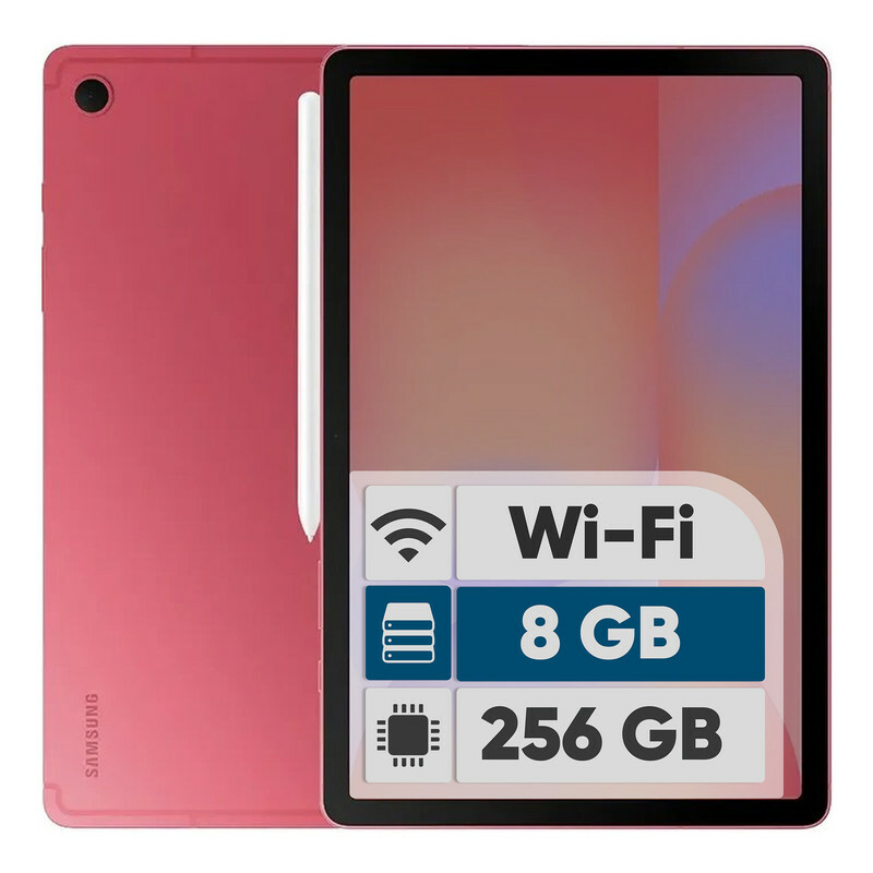تبلت 10.9 اینچ سامسونگ مدل Galaxy Tab S10 Lite Wi-Fi با ظرفیت 256 گیگابایت و رم 8 گیگابایت، رزولوشن دوربین اصلی ۸ مگاپیکسل، پشتیبانی از قلم