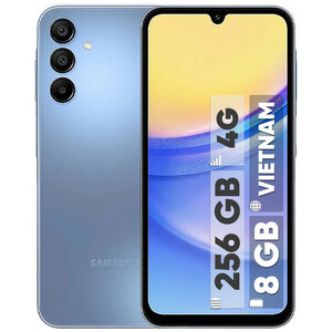 گوشی موبایل سامسونگ مدل Galaxy A15 دو سیم کارت ظرفیت 256 گیگابایت و رم 8 گیگابایت - ویتنام/پلمپ و آکبند