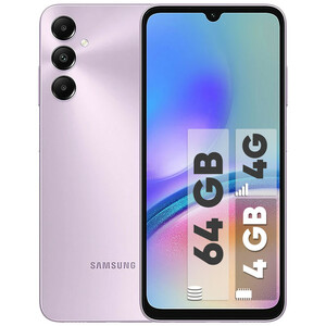 گوشی موبایل سامسونگ مدل Galaxy A05s دو سیم کارت ظرفیت 64 گیگابایت و رم 4 گیگابایت/پلمپ و آکبند/رنگ مشکی